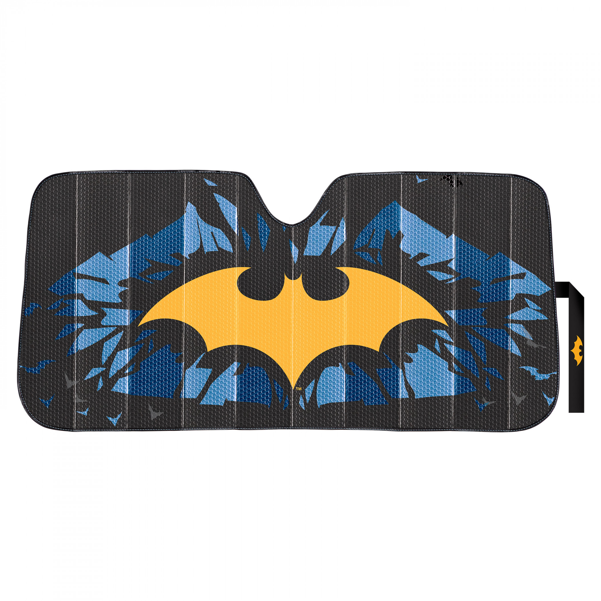 Batman Shattered Logo Accordion Car Sunshade